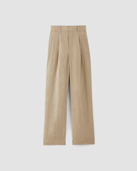 The Linen Way-High® Drape Pant | Trench Coat Khaki