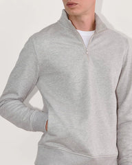 The Off-Duty Terry Quarter-Zip | Heathered Grey
