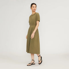 The Organic Cotton Waisted Dress | Kalamata