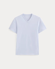 The Essential Organic V-Neck Tee | Skywriting