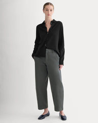 Cotton Twill Chino | Slate Grey
