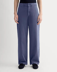 The Wide-Leg Chino | Deep Cobalt