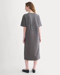 Weekend Tee Midi Dress | Charcoal Grey