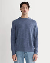 The Cotton Linen Pullover | Indigo