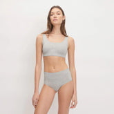 The Cotton Tank Bra | Heathered Grey