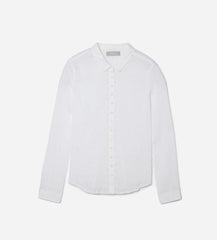 The Button Smock Top | White