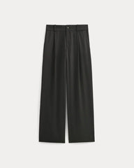 Wide-Leg Trouser in Buttersmooth | Black | 30" Inseam
