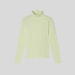 The Organic Cotton Turtleneck | Seafoam Green