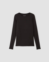 The Long-Sleeve Tee in Butterluxe | Black