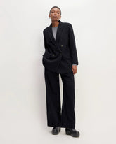 The ReWool® Double-Breasted Blazer | Navy / Bone