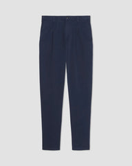 The Pleated Air Chino | Deep Navy