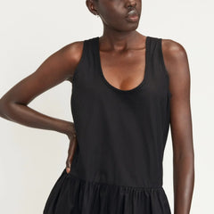 The Poplin Summer Dress | Black