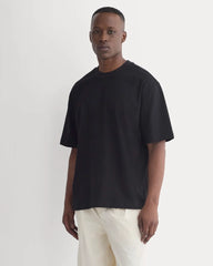 Archive Relaxed-Fit Cotton Crew | Black