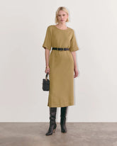 The Relaxed T-Shirt Dress in Buttersoft | Fennel Seed