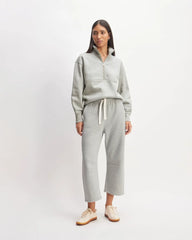 The ReTrack Barrel Sweatpant | Heathered Grey
