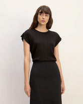 The Rib Muscle Tee | Black