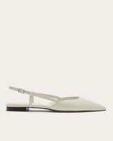 The Studio Slingback Flat | Canvas