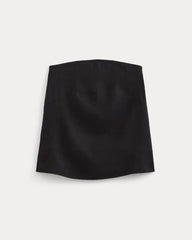 Tube Top in Stretch Linen | Black