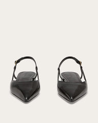 The Studio Slingback Flat | Black