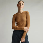 The Cozy Rib Long-Sleeve Tee | Cappuccino