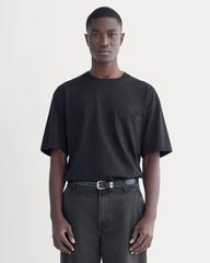 Oversized Midweight Tee | Black