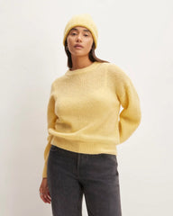 The Alpaca Beanie | Raffia