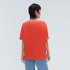 The Air Tee | Red Orange