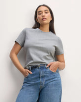 The Dream Tee | Mid Heather Grey