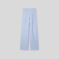 The Linen Way-High® Drape Pant | Light Blue