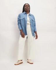 The Classic Cotton Flannel Shirt | Heathered Heritage Blue