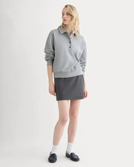 Ponte Mini Skirt | Graphite