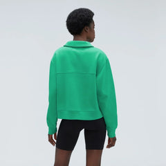The Track Half-Zip | Bright Jade