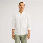 The Classic Shirt in Linen | White