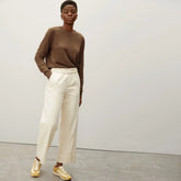 The Organic Cotton Crewneck Sweater | Dark Camel