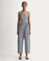 The Utility Coverall in Linen | Navy Chambray