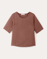 The Relaxed Tee in Buttersoft | Mocha