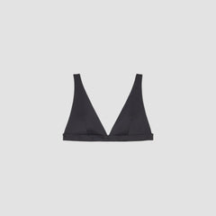 The ReNew Plunge Triangle Top | Black