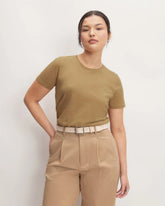 The Organic Cotton Crew Tee | Tiger's Eye