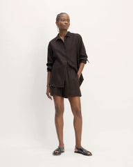 The Linen Easy Short | Black