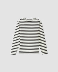The Premium-Weight Long-Sleeve Mariner Tee | Canvas / Black