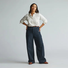 The Washable Silk Relaxed Shirt | Bone