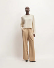 The Boxy Crew in Cashmere | Bone