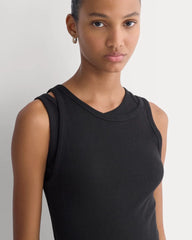 Tissue Layered Tank | Black