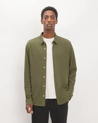 The Long-Sleeve Pique Shirt | Kalamata