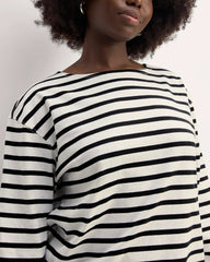 The Mariner Dress | Bone / Black