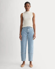 The Utility Barrel Pant | Light Indigo | Regular