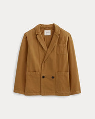 The Denim Chore Blazer | Garment-Dyed Neutral