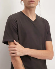 The Organic Cotton V-Neck Tee | Black