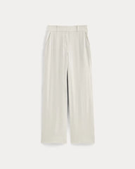 The Wide-Leg Pant in Stretch Linen | Natural Chambray