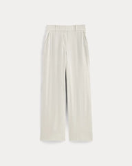 The Wide-Leg Pant in Stretch Linen | Natural Chambray